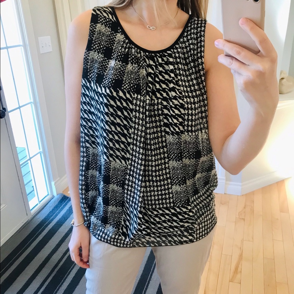 Mango chiffon top